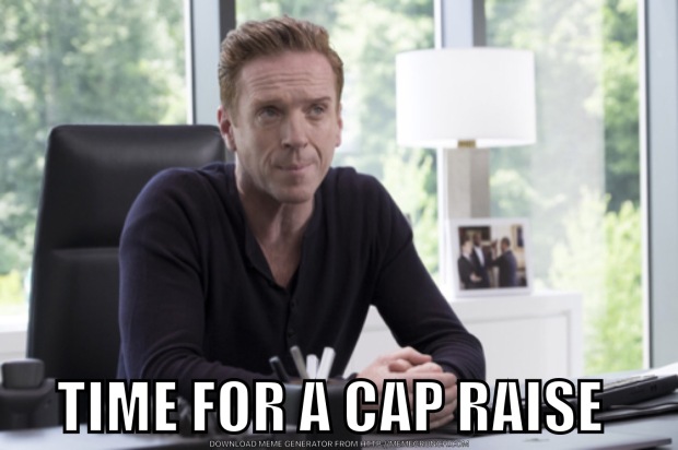 Cap raise